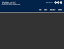 Tablet Screenshot of davidcrabtree.net